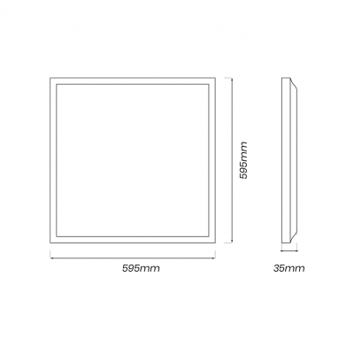 Panel LED 60x60 40W barwa neutralna 4000K 4000LM IP40 60x60 BIAŁY BEMKO (C72-BLM-066-400-4K-WH)